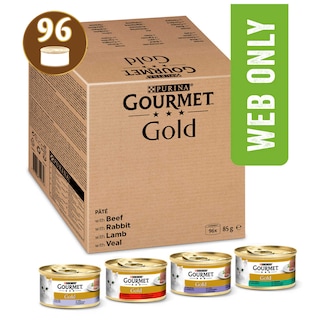 Gourmet | Gold | Kattenvoeding | Jumbopack | Rund 96 x 85 gr