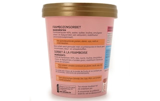 Delhaize | Sorbet | Framboos 