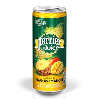 Perrier | Limonade | Pétillante | Ananas mangue 