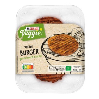 Delhaize | Burger | Mariné | Vegan 