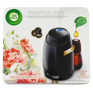 Air Wick | Essential | Mist Sterjasmijn & Pioen | Starter Kit | 200 ml 