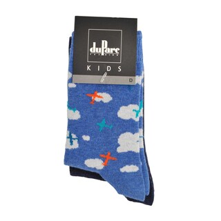 duParc | Chaussettes enfants | avion jeans | 27/30 