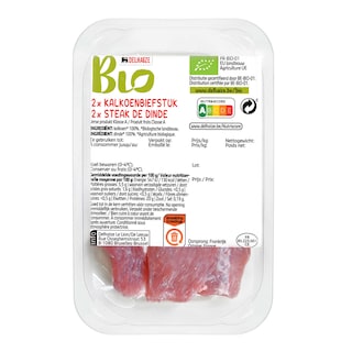 Delhaize | Bio | Bio | Kalkoensteak 