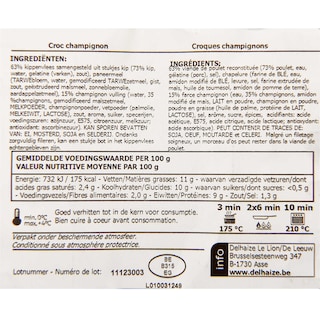 Delhaize | Croque | Poulet | Champignon 