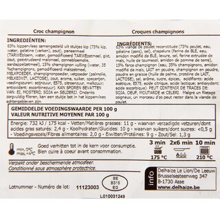 Delhaize | Croc | Kip | Champignon 250 gr