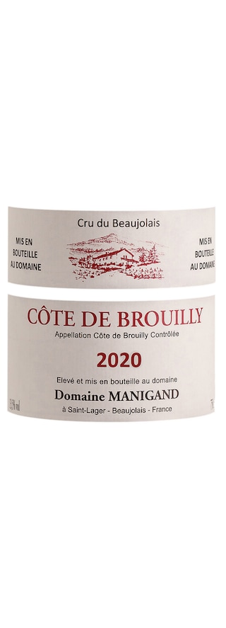 France - Frankrijk | Bourgogne - Cru du Beaujolais | Côte de Brouilly Domaine Manigand 2020 Rouge 