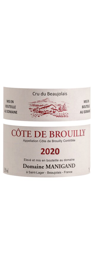 France - Frankrijk | Bourgogne - Cru du Beaujolais | Côte de Brouilly Domaine Manigand 2020 Rood 