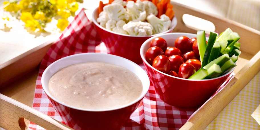 Trempette mayo-ketchup pour crudités