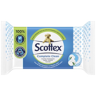 Scottex | Papier toilette | Humide | Complete Clean 