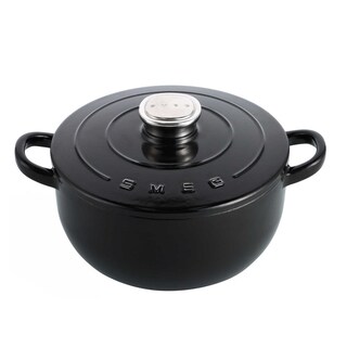 Smeg | Faitout fonte noir 