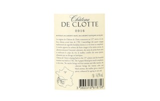 France - Frankrijk | Bordeaux - Côtes de Bordeaux | Château de Clotte 2016 