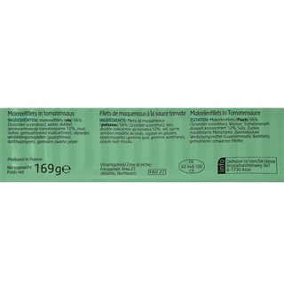 Delhaize | Makrelen | Filets | Tomatensaus 169 gr