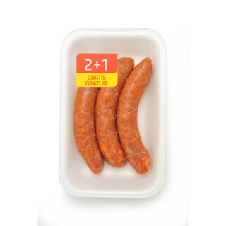 DELHAIZE | SAUCISSE BBQ 2+1 