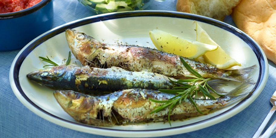 Sardines met pittige kruiden