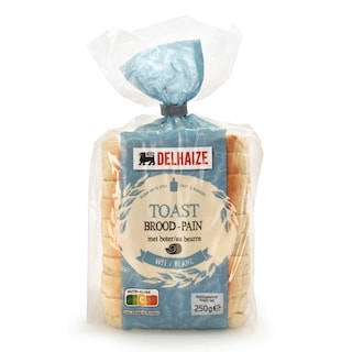 Delhaize | Brood | Toast | Wit 250 gr