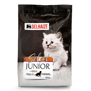 Delhaize | Kattenvoeding | Select | Junior | Kip 400 gr