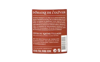 France - Frankrijk | Rhône - Côte du Rhône Villages | Domaine de L'Olivier 2017 