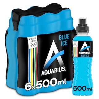 Aquarius | Sportdrank | Isotonic | Blue Ice | PET fles 