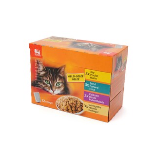 Delhaize | Aliment chat | Gelée | Multi pack 