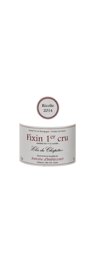 FR BOURGOGNE COTE DE NUITS | Bourgogne - Côtes de Nuits | Fixin 1er Cru Clos du Chapitre 2014 Rouge 