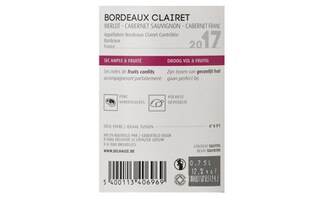 France - Frankrijk | Bordeaux - Bordeaux AC | Bordeaux Clairet 2017 