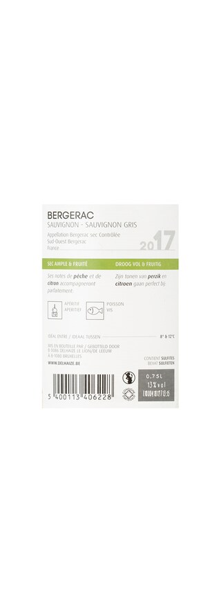 France - Frankijk | Sud Ouest - Bergerac | Bergerac Blanc | Sec 