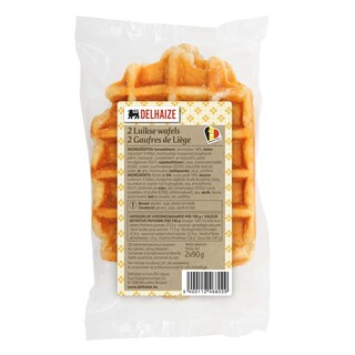 Delhaize | Luikse wafels | Met suiker | 3 + 1 gratis 