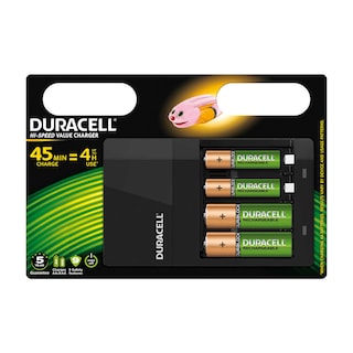 Duracell | Oplader 4u + 2 AA batterijen | CEF14 