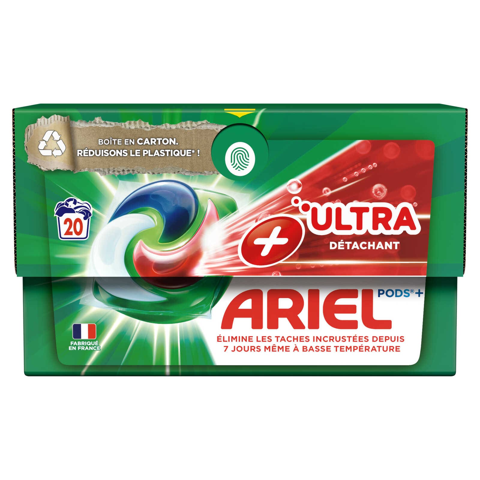 Ariel Pods + Ultra détachant hygiène impeccable! Pub 10s