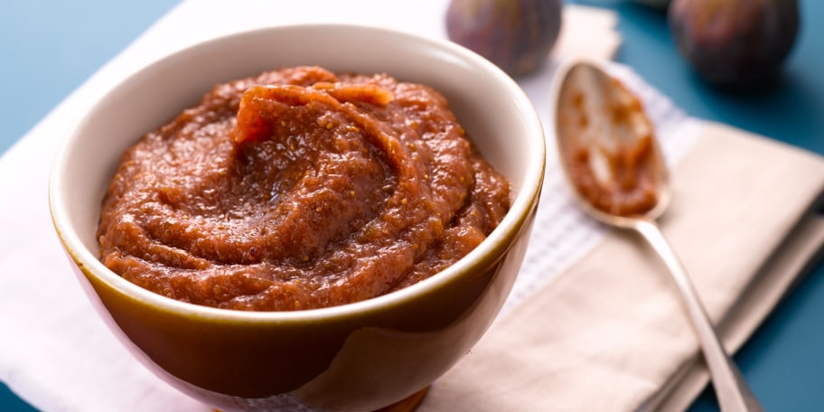 Compote van verse vijgen met kaneel