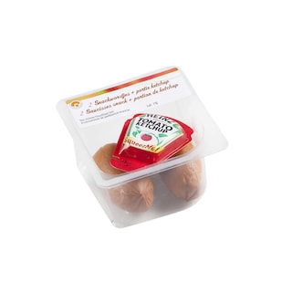 Bruynkens | 2 Saucisses snack + ketchup 