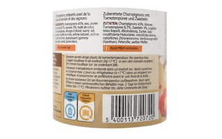 Delhaize | Champignons | Hele | A la grecque 