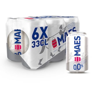 Maes | Bière | Sans alcool | Canette 