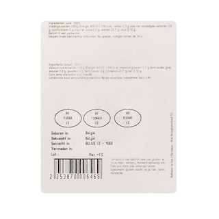 Delhaize | Filet pur | Boeuf | Belge 