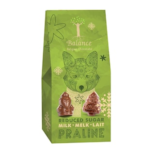 Balance | Chocolade | Xmas Pralines | Melk | Stevia 
