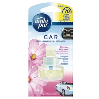 Ambi Pur | Car | Désodorisant | Fresh escapes | Fleur naissante | Recharge 