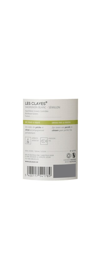 Les Clayes | Graves Blanc Sec 75 cl