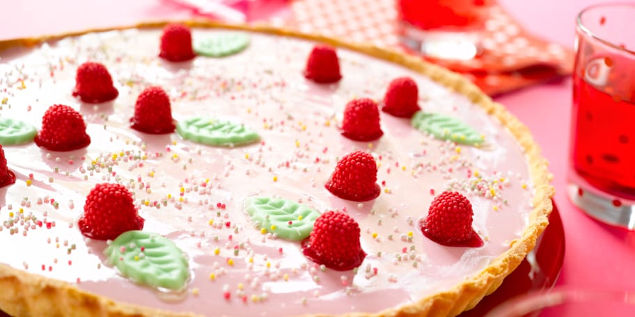 Tarte rose au yaourt