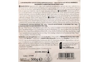 Delhaize | Vleugels | Kip | Gemarineerd en geroosterd 500 gr