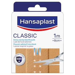 Hansaplast | Pleisters | Classic | 1mx8cm 