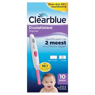 Clearblue | Ovulatietest | Digitaal | 10 test 