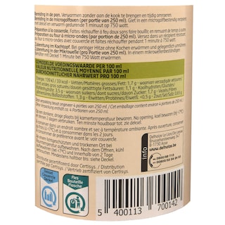 Delhaize | Bio | Soupe | Carottes | Bio 