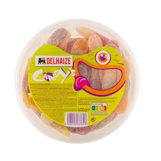 Delhaize | Bonbons | Langues citriques 600 gr