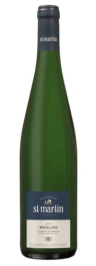 Luxembourg - Luxemburg | RIESLING | Saint Martin | Riesling | Grand premier cru | 2018 | 75cl | Blanc 