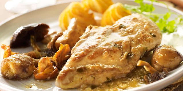 Filet van fazant à la forestière