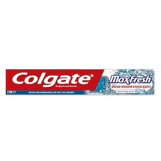 Colgate | Tandpasta | Max fresh | Micro mondwaterbubbels | Tintelende munt 