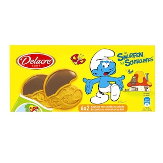 Delacre | Koekjes | Chocolade | Smurfen 150 gr