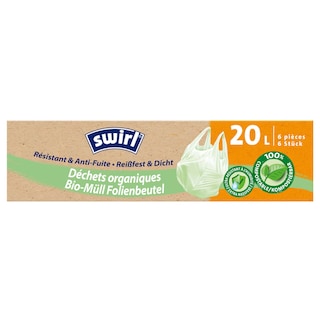Swirl | Pedaalemmerzak | 100% Biologisch Afbreekbaar | 6st | 20L 