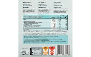 Delhaize | Rijst | Basmati 4 x 125 gr
