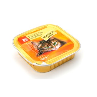 Delhaize | Aliment chat | Gelée | Poulet-Dinde 